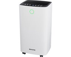 Auronic Luchtontvochtiger - Compact Series - 12L per dag - 2L Waterreservoir - Was-droog functie - Slaapkamer, Badkamer en Woonkamer - Vochtopnemer voor in Huis - Dehumidifier - Wit