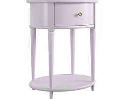Aurora-Bijzettafel - 1-lade - Lavendel