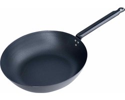 Authentic Cook Expert Wok D30cmscratch Resistant Carbon Steel
