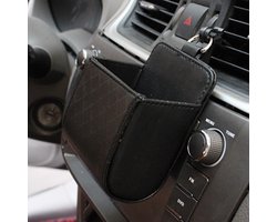 Auto Air Vent mobiele telefoon Pocket tas Pouch Box opslag organisator draagtas (zwart)