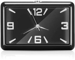 Auto Dashboard Digitale Klok, Auto Klok Mini Auto's Interne Stick On Digitale Horloge Auto Ornament Auto Accessoires Geschenken (Zwart)