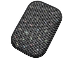 Auto Diamant Armsteun Doos Kussen Gepersonaliseerde Auto Decoraties Vuil En Antislip (Zwart Wit Diamant)