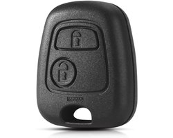 Auto Klapsleutel - Sleutel Behuizing 2 Knoppen Geschikt voor Peugeot 106 / 107 / 206 / 207 / 307 / 406 / Citroën C1 / C2 / C4 / Toyota Aygo 9.5mm X 2.5mm
