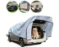Auto-zonneschermnet – Luchtkoelend – 80% Schaduwwerking – Met ringen – Eenvoudig op te hangen – Aluminium schaduwdoek – Geschikt voor kassen, gazons, kippenhokken en hondenkennels – 200 x 300 cm