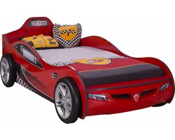 Autobed jongens bed rood kinderkamer