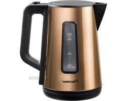 Automatische kookstop en droogkookbeveiliging - Waterkoker 1.7 liter 2.200W koper