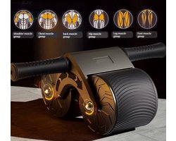Automatische Rebound Abdominale Kan Worden Gebruikt Als Buikspier Training Apparatuur En Thuis Buikspieren, Roller Buik Buikspier Wielen Inclusief Knie mat Buikwiel