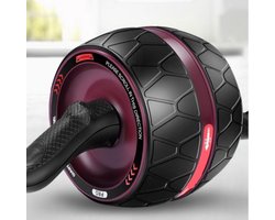 Automatische Rebound Abdominale Kan Worden Gebruikt Als Buikspier Training Apparatuur En Thuis Buikspieren, Roller Buik Buikspier Wielen Zwart/Paars Inclusief Knie mat