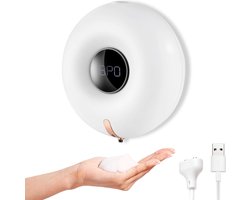 Automatische Zeepdispenser 280 ml oplaadbaar elektrisch schuim- en sensorzeepdispenser voor badkamer- en keukengebruik