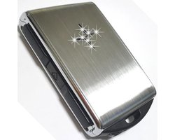 Autosleutel Beschermhoes - Reserve Behuizing - Sleutel Beschermen - Duurzame Composietmaterialen - 6.5 x 4.6 x 1.6 cm - Grijze Textuur