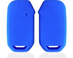 Autosleutel Hoesje geschikt voor Kia - SleutelCover - Silicone Autosleutel Cover - Sleutelhoesje Blauw