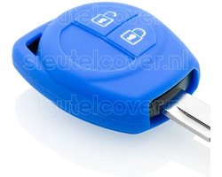 Autosleutel Hoesje geschikt voor Suzuki - SleutelCover - Silicone Autosleutel Cover - Sleutelhoesje Blauw