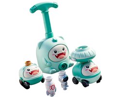 Autospelgoed voor Kinderen - Dier Air Powered Ballon Auto Speelgoed - Dier Ballon Auto Speelgoed - Lucht Powered - Ballon Auto Launcher Set - DIY Fysica Leren voor Feestplezier - B