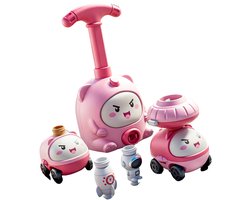 Autospelgoed voor Kinderen - Dier Air Powered Ballon Auto Speelgoed - Dier Ballon Auto Speelgoed - Lucht Powered - Ballon Auto Launcher Set - DIY Fysica Leren voor Feestplezier - E