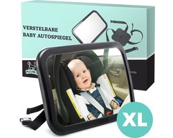 Autospiegel Baby Verstelbaar - Achteruitkijkspiegel - Baby Spiegel Auto Achterbank