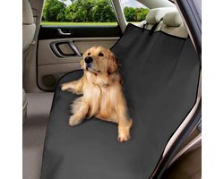 Autostoelhoes voor honden, 145 x 163 cm, beschermhoes voor de achterbank, universeel, antislip en waterdicht voor optimale bescherming