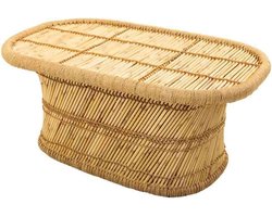 Auxiliary Table - Side Table - Living Room - Bamboo Material - 1 Aantal - Multicolor