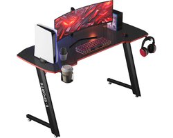 Avalo Gaming Bureau - 100x60x75 cm - Game Desk - Tafel - Game Bureau - Zwart