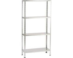 Avasco Opbergrek/ Stellingkast Solid 50 Gegalvaniseerd - 200 kg draagkracht - 150x75x30 cm