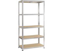 Avasco rek Strong 175, ft 176 x 90 x 40 cm, 5 legborden, gegalvaniseerd