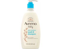 Aveeno Baby Daily Moisture Gentle Body Bath Wash & Shampoo - Lightly Scented - Babyhuidverzorging