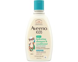 Aveeno Kids 2-in-1 Hydraterende Shampoo & Conditioner met Haverextract – Alle Haartypes – 354 ml