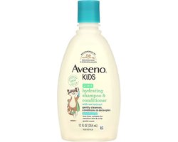 Aveeno, Kids, 2-in-1 hydraterende shampoo en conditioner met haverextract - alle haartypes - 354ml