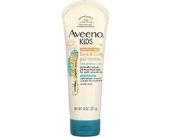 Aveeno Kids en Baby Face & Body Gel Cream - Zachte crème - Baby crème - 227g