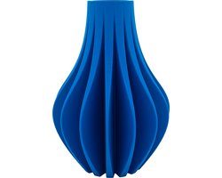 Aventa design vaas – Decoratieve vaas - Donker blauw - 3d geprinte vaas – geschikt voor droogbloemen - 20CM