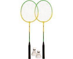 Avento Badminton Set - Gehard Staal - Groen/Geel