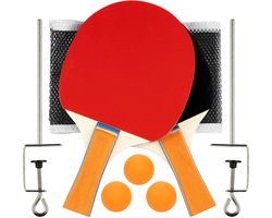 Avento Tafeltennisset - Complete - Zwart/Rood