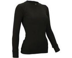 Avento Thermoshirt Lange Mouw - Vrouwen - Zwart - Maat 44