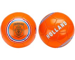 Avento Voetbal Glossy - Euro Triumph - Oranje/Rood - Maat 5 - ⌀ ca. 22 cm