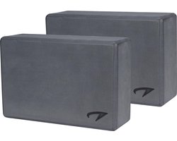 Avento Yoga Blok Set van 2 - Foam - Grijs