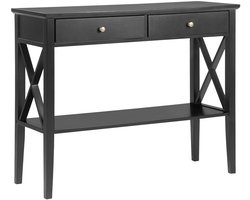 AVENUE - Consoletafel - Zwart - MDF