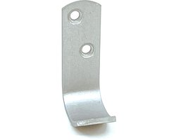 AVENUE DECORATION jashaak "Liede" - 1-haaks - B 19 x H 53 mm - aluminium