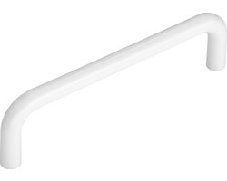 AVENUE decoration meubelgreep | model " Mini " | 128 x 35 mm | Ø 9 mm | wit kunststof