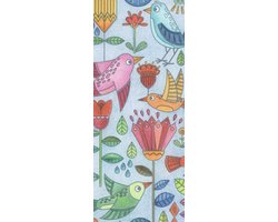 Avenue Mandarine Graffy Bookmark Flowers - Boekenleggers om te kleuren