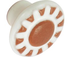 AVENUE meubelknop Tournesol 37mm terracotta | WIT-BRUIN