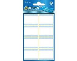 Avery diepvriesetiketten in blister | wit | 40 etiketten