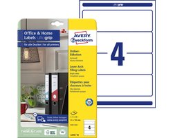 Avery Ordnerrugetiketten Zweckform 61 X 129 Mm Wit 40 Stuks