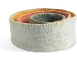 Aveva Tafelmanden, kleur (pak van 3), 100% wol