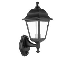Avide Blake-U Wandlamp met Bewegingssensor - Klassieke Buitenlamp PIR - 35cm - LED - 220-240V - Zwart