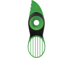 Avocadosnijder 3-in-1 - Premium 3-in-1 Avocado Snijder - avocado ontpitter - avocado snijder - groen - premium snijder
