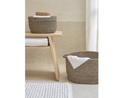 Axel Badmat Salt | 60 x 60 cm | Grijs | Katoen / Polyester