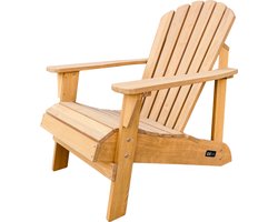 AXI Carmen Adirondack Stoel Bruin – Houten loungestoel met armleuningen – Hoge rugleuning - 90,5x78,4x93cm