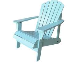 AXI Carmen Adirondack Stoel – Houten loungestoel met armleuningen – Hoge rugleuning - 90,5x78,4x93cm