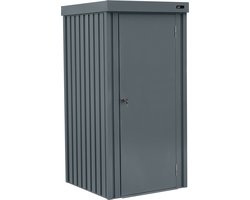 AXI Hector Premium metalen Tuinkast 1300L Antraciet - Opbergkast 1300L met slot – 98x93x185cm