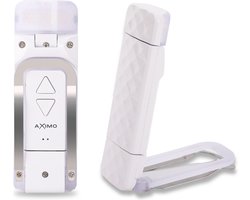 AXIMO Leeslamp Wit – Oplaadbare boeklamp USB – Klemlamp op boek – 5 helderheidsniveaus - Dimbaar – 3 lichtstanden wit, natuurlijk en warm wit licht - Leeslampje voor lezen in bed
