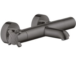 Axor Citterio E bad-thermostaat opbouw zwart chroom geborsteld